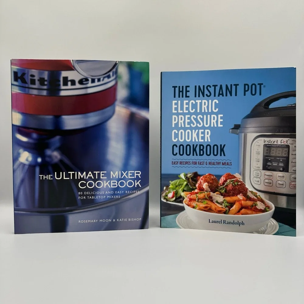 Kitchen Appliance Cookbook Lot 2 Instant Pot Mixer Recipes Paperback‎ Good